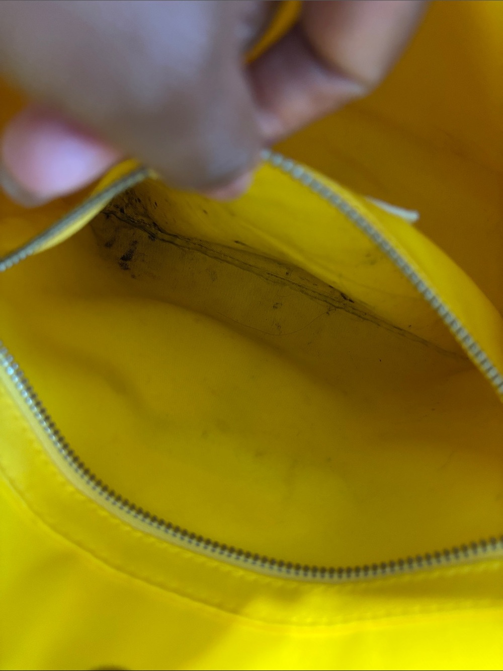 Telfar Yellow Logo-Embossed Leather Tote - Picture 5 of 9